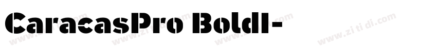 CaracasPro BoldI字体转换 CaracasPro BoldI字体转换